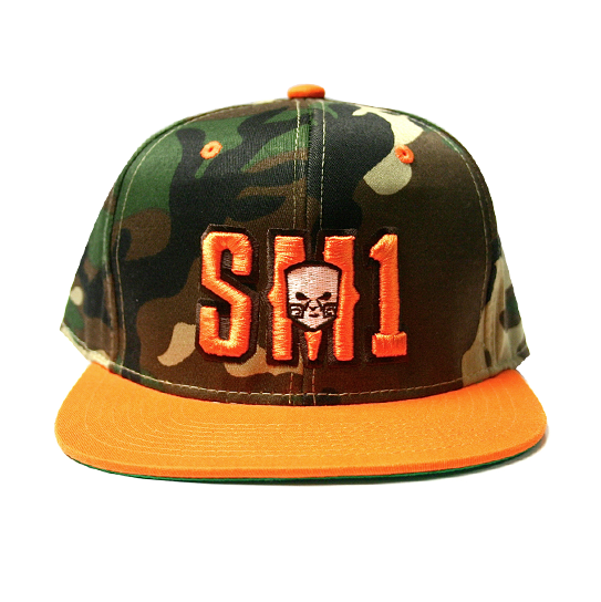 Someone SM1 Snap Camo-Orange hat