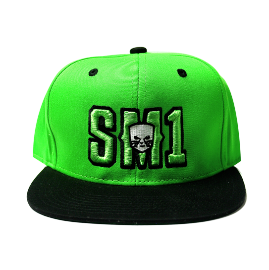 Someone SM1 Snap Green-Black hat