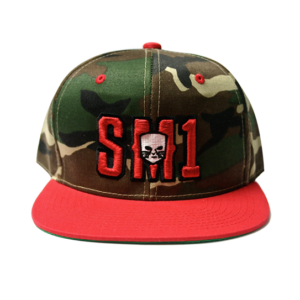 Someone SM1 Snap camo-red hat